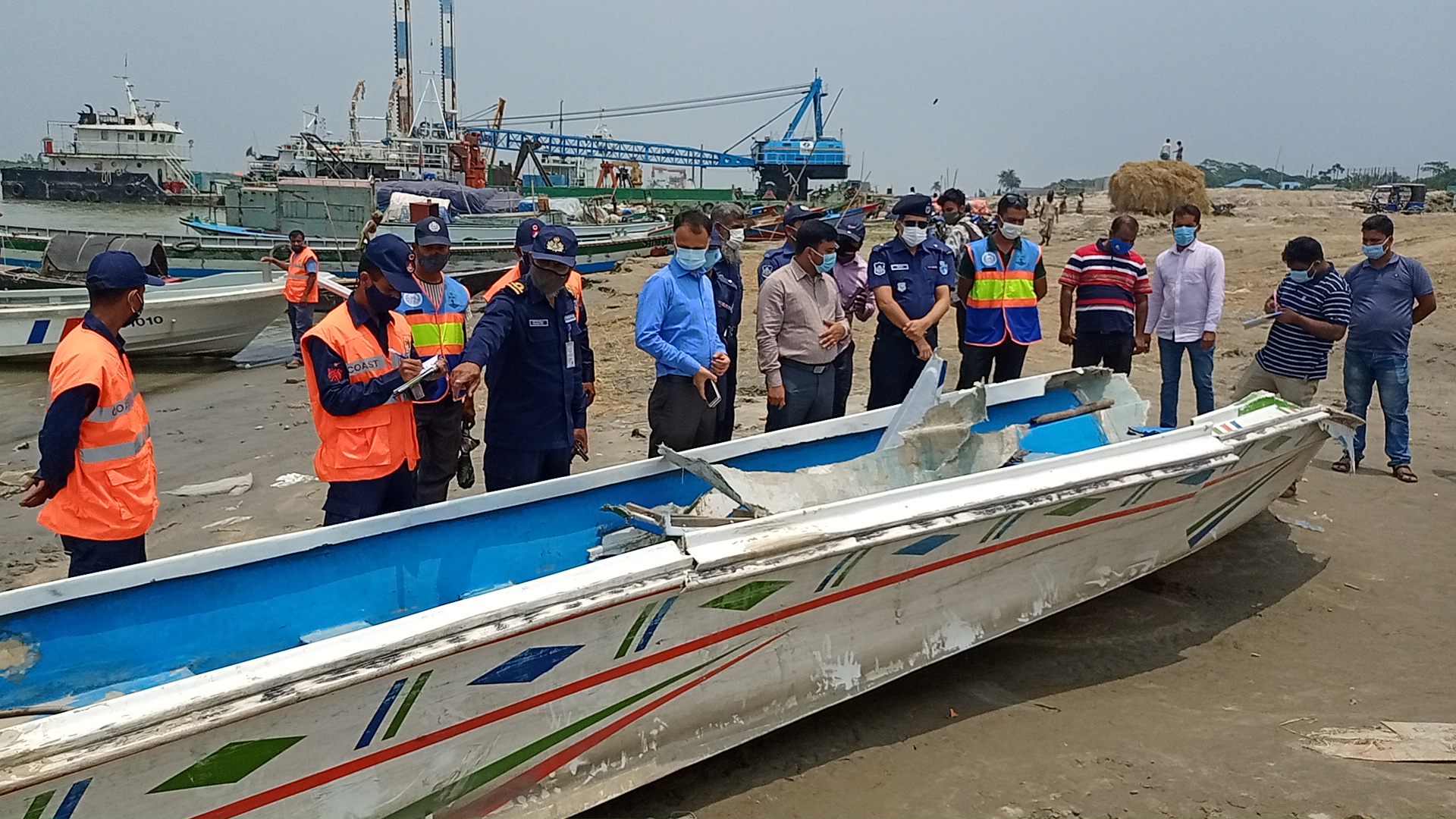 শিবচরের স্পিডবোট দুর্ঘটনা : ঘটনাস্থল পরিদর্শন করলো তদন্ত কমিটি