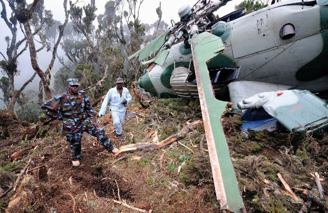 কেনিয়ায় সামরিক হেলিকপ্টার বিধ্বস্ত হয়ে নিহত ১৭