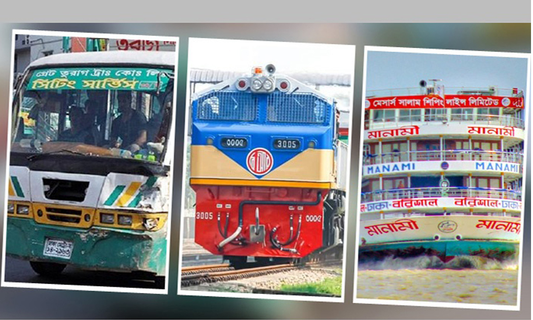 বিধিনিষেধ শিথিল : বাস, ট্রেন ও লঞ্চ চলাচল শুরু